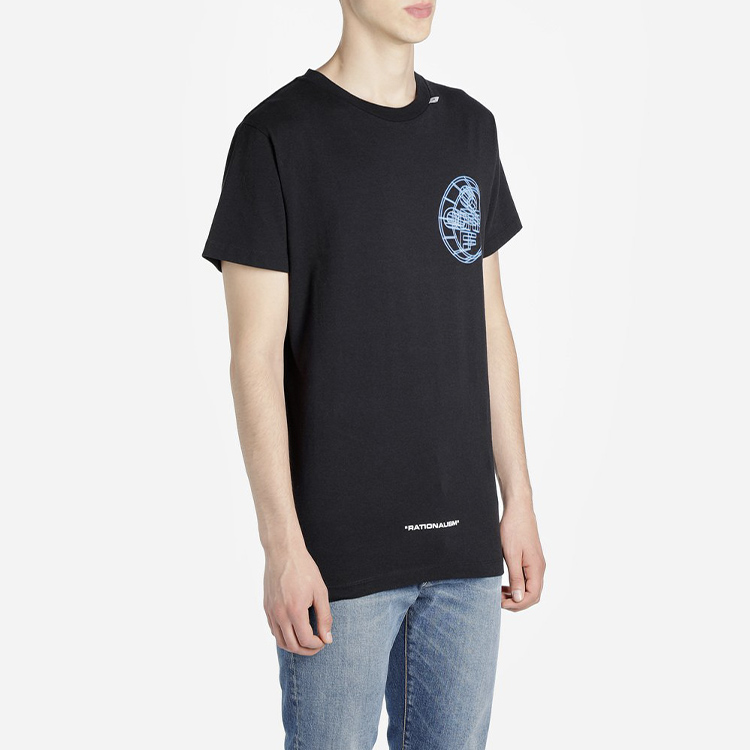 OFF-WHITE SS20 Overlapping Logo Print T-Shirt Black OMAA027R201850031088 圖 5