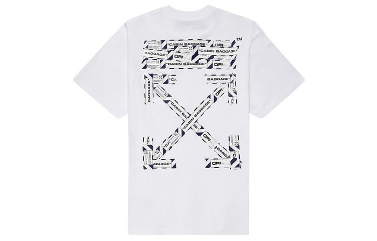 Order OFF-WHITE SS20 T-Shirt Putih Oversized Arrows OMAA038G20JER0120184