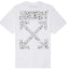 Order OFF-WHITE SS20 T-Shirt Putih Oversized Arrows OMAA038G20JER0120184