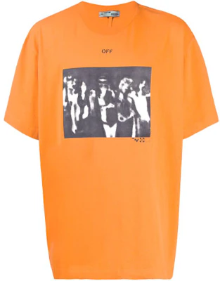 OFF-WHITE SS20 Kaos Crewneck Panah Spray Paint Oranye OMAA038R201850151910 Order OFF-WHITE SS20 Kaos Crewneck Panah Spray Paint Oranye OMAA038R201850151910