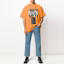 Purchase OFF-WHITE SS20 Kaos Crewneck Panah Spray Paint Oranye OMAA038R201850151910