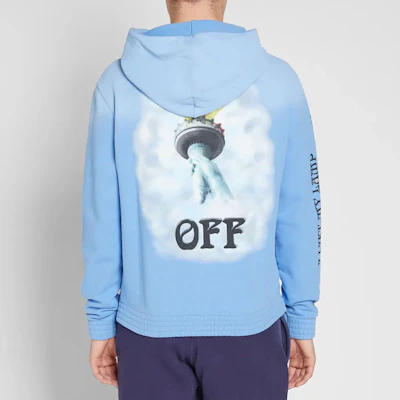 OFF-WHITE SS20 Sweatshirt Lengan Panjang Liberty Biru Lelaki OMBB034E181920153199 Shop OFF-WHITE SS20 Sweatshirt Lengan Panjang Liberty Biru Lelaki OMBB034E181920153199
