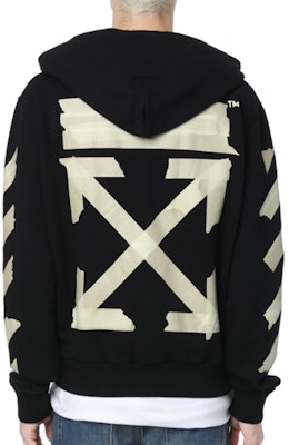 Hoodie Lelaki OFF-WHITE SS20 Tape Arrow Print Classic Hitam. OMBE001G20FLE0021048 Purchase Hoodie Lelaki OFF-WHITE SS20 Tape Arrow Print Classic Hitam. OMBE001G20FLE0021048