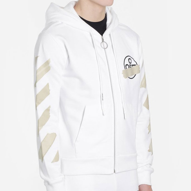 OFF-WHITE SS20 Tape Arrows Graphic Hoodie White () OMBE001R20E300020148 圖 6