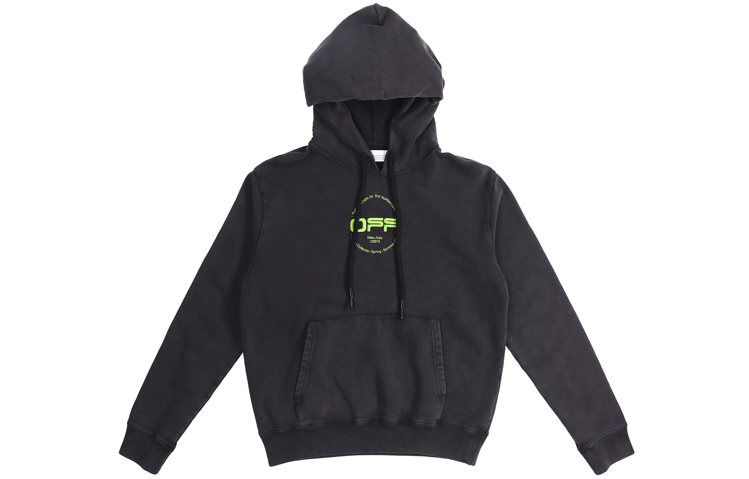 Off-White SS20 Virgil "God's Hand" Print Hoodie Black OMBB034R20E300131088 圖 3