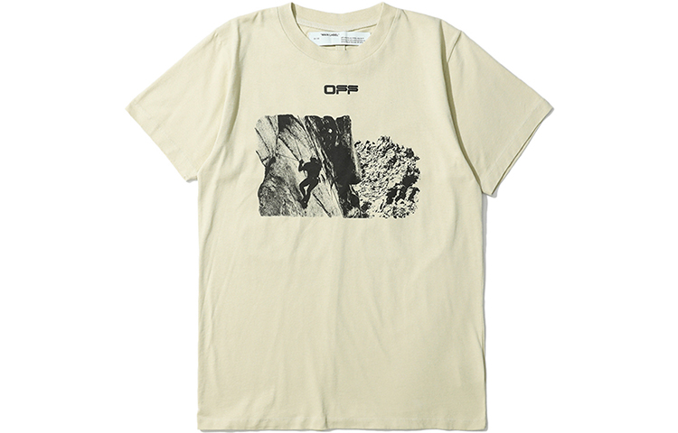 OFF-WHITE SS20 Virgil Arrow T-Shirt Crewneck Beige OMAA027S201850156110 圖 3