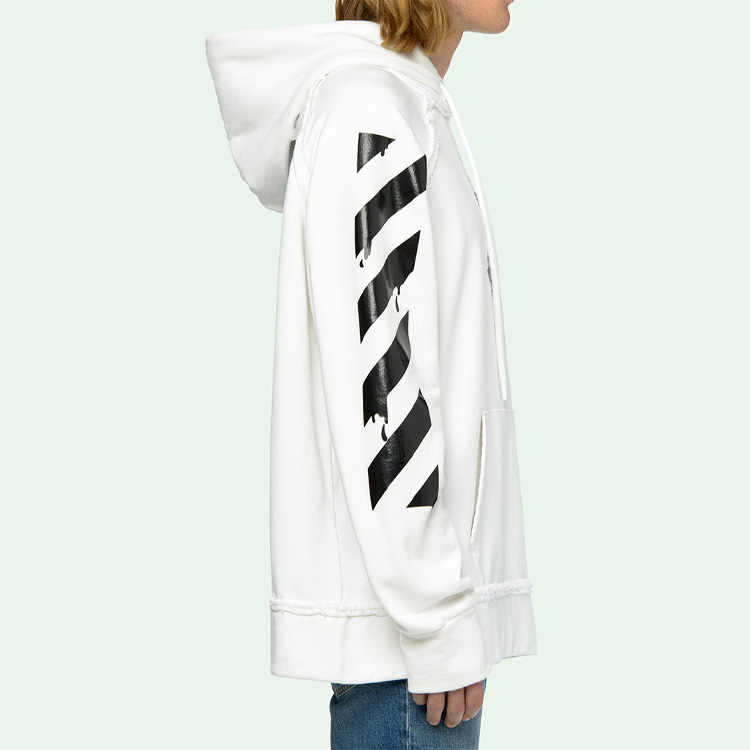 OFF-WHITE SS20 White Water Drop Arrow Loose Hoodie OMBB057R20E300050110 圖 5