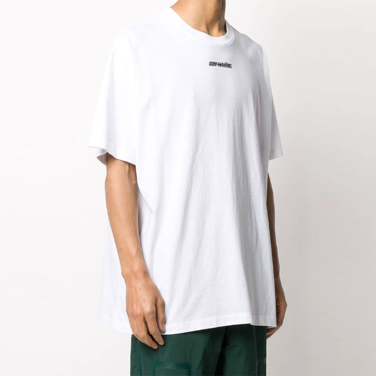 Details for OFF-WHITE 2021春夏箭头印花白色T恤 OMAA038E20JER0020145