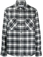 OFF-WHITE SS21 Black Checkered Long Sleeve Shirt OMGA133R21FAB0021000 OFF-WHITE SS21 Black Checkered Long Sleeve Shirt OMGA133R21FAB0021000