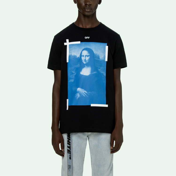 OFF-WHITE SS21 Black Mannequin Graphic Print Short Sleeve T-Shirt OMAA027R21JER0021001 圖 5