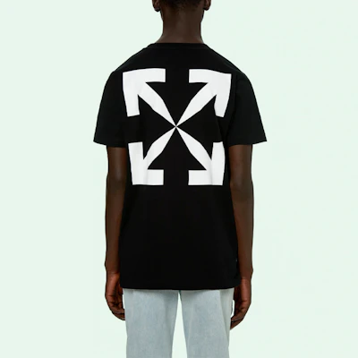 OFF-WHITE SS21 黑色人形圖案短袖T恤 OMAA027R21JER0021001 Sizing OFF-WHITE SS21 黑色人形圖案短袖T恤 OMAA027R21JER0021001