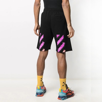 OFF-WHITE SS21 Seluar Pendek Kasual Hitam Monokrom Mid-Rise Lelaki OMCI006R21FLE0021032 Purchase OFF-WHITE SS21 Seluar Pendek Kasual Hitam Monokrom Mid-Rise Lelaki OMCI006R21FLE0021032