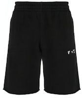 OFF-WHITE SS21 Black Side Logo Print Casual Shorts Fashion. OMCI006R21FLE0051001 OFF-WHITE SS21 Black Side Logo Print Casual Shorts Fashion. OMCI006R21FLE0051001