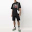 Purchase OFF-WHITE 2021春夏黑色侧标印花休闲短裤时尚款式. OMCI006R21FLE0051001