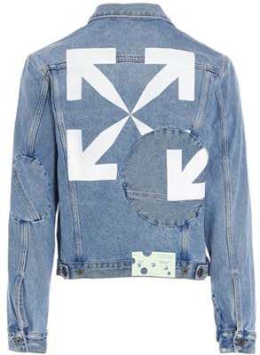 OFF-WHITE SS21 Blue Arrow Denim Jacket Unisex OMYE067R21DEN0024701 Buy OFF-WHITE SS21 Blue Arrow Denim Jacket Unisex OMYE067R21DEN0024701