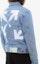 Purchase OFF-WHITE SS21 Blue Arrow Denim Jacket Unisex OMYE067R21DEN0024701