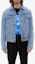 Details for OFF-WHITE SS21 Blue Arrow Denim Jacket Unisex OMYE067R21DEN0024701