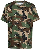 OFF-WHITE SS21 Camo Print Short Sleeve T-Shirt Relaxed Fit Camo OMAA038S21JER0165600 OFF-WHITE SS21 Camo Print Short Sleeve T-Shirt Relaxed Fit Camo OMAA038S21JER0165600
