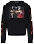 Order OFF-WHITE 21春夏 Caravaggio印花黑色圓領衫 男女款 OMBA025R21FLE0051025