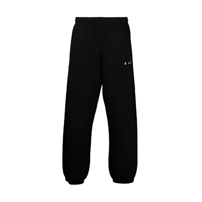 OFF-WHITE SS21 Caravaggio Print Logo Arrows Sweatpants Black Men’s Loose Fit OMCH029S21FLE0041001
