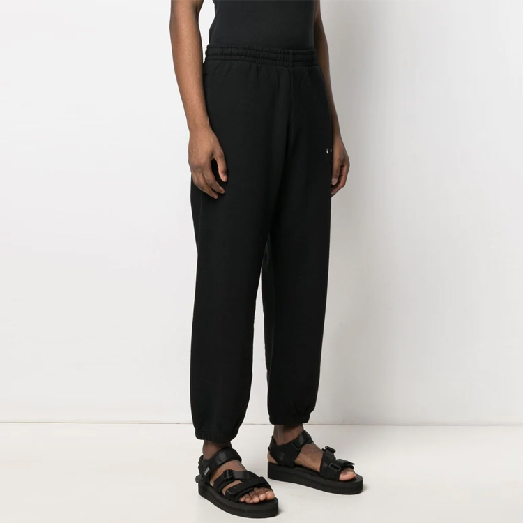 Purchase OFF-WHITE SS21 Caravaggio Print Logo Arrows Sweatpants Black Men’s Loose Fit OMCH029S21FLE0041001