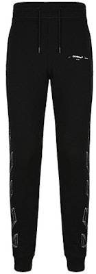 OFF-WHITE SS21 Classic Black Casual Sweatpants OMCH008E181920121001 Buy OFF-WHITE SS21 Classic Black Casual Sweatpants OMCH008E181920121001