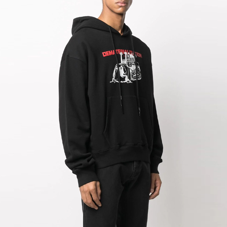 OFF-WHITE SS21 Dematerialization Logo Print Hoodie Black OMBB037R21FLE0041025 圖 4