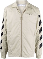 OFF-WHITE SS21 Diagonal Striped Print Jacket Beige Men’s. OMBD022F21FAB0011710 OFF-WHITE SS21 Diagonal Striped Print Jacket Beige Men’s. OMBD022F21FAB0011710