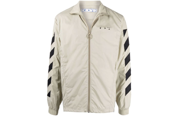 Order オフホワイト SS21 斜めストライププリントジャケット ベージュ メンズ. OMBD022F21FAB0011710