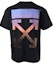 Order OFF-WHITE SS21 漸層箭頭圖案黑色男款寬鬆版T恤 OMAA038F21JER0021084