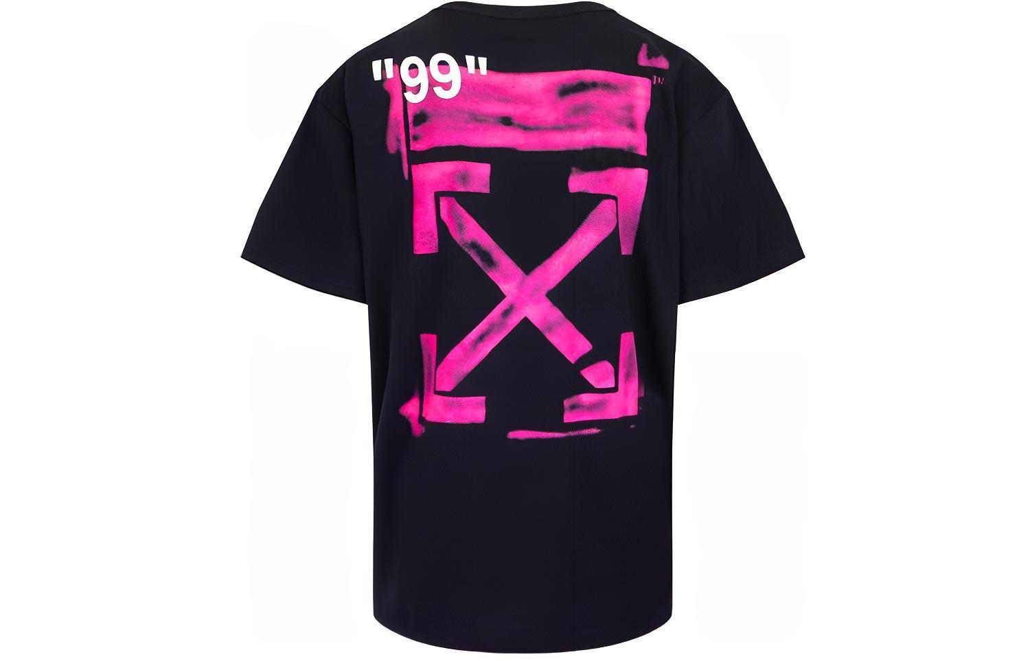 OFF-WHITE SS21 Graffiti Arrows Oversized Tee Black OMAA038G20JER0071028 圖 3