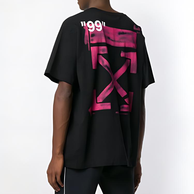 OFF-WHITE SS21 Graffiti Arrows Oversized Tee Black OMAA038G20JER0071028 圖 5