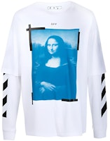 OFF-WHITE SS21 Graphic Print Long Sleeve T-Shirt White OMAB022R21JER0010110 OFF-WHITE SS21 Graphic Print Long Sleeve T-Shirt White OMAB022R21JER0010110