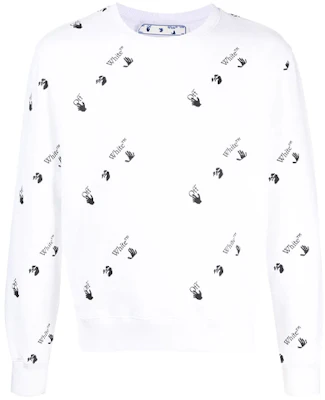 Off-White SS21 Baju Lengan Panjang Logo Besar Putih OMBA025R21FLE0090110 Order Off-White SS21 Baju Lengan Panjang Logo Besar Putih OMBA025R21FLE0090110