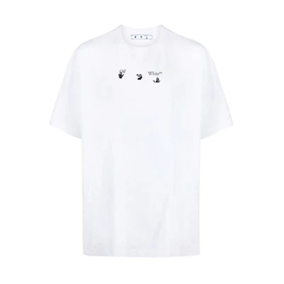 OFF-WHITE SS21 Letter Print Oversized T-Shirt Men’s White OMAA038S21JER0010145