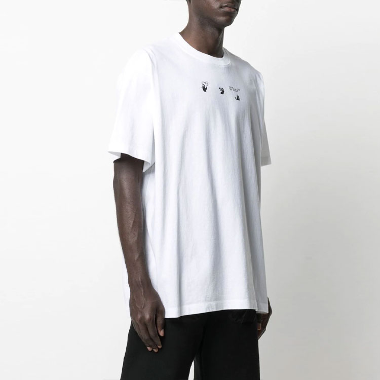 OFF-WHITE SS21 Letter Print Oversized T-Shirt Men’s White OMAA038S21JER0010145 圖 5