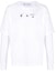 Buy OFF-WHITE 2021春夏白色logo印花长袖T恤 标准版型 OMAB022S21JER0010145