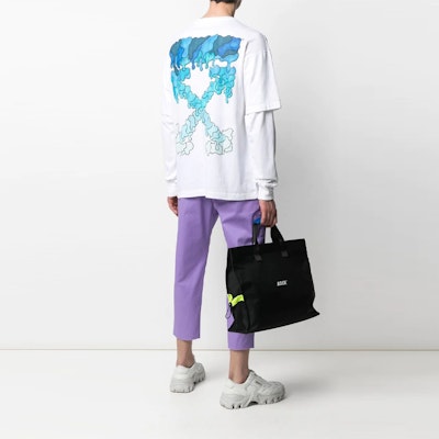 OFF-WHITE 2021春夏白色logo印花长袖T恤 标准版型 OMAB022S21JER0010145 Purchase OFF-WHITE 2021春夏白色logo印花长袖T恤 标准版型 OMAB022S21JER0010145