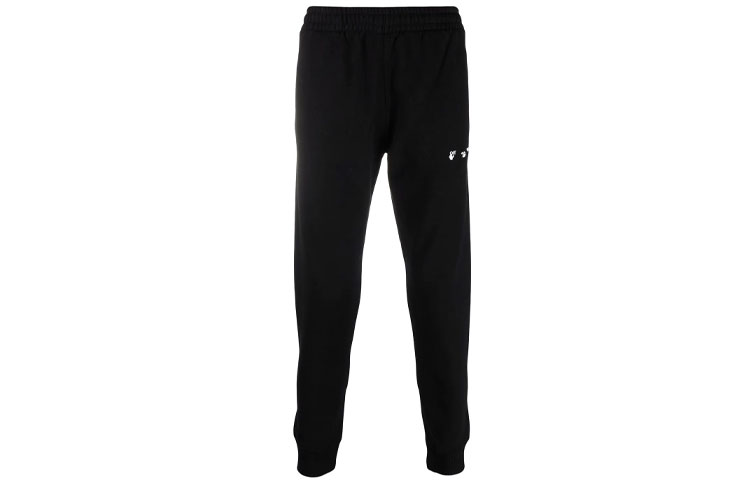 OFF-WHITE SS21 Logo Sweatpants Black OMCH035F21FLE0011001