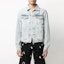 Shop OFF-WHITE SS21 Mona Lisa Graphic Denim Jacket Blue OMYE054R21DEN0024010
