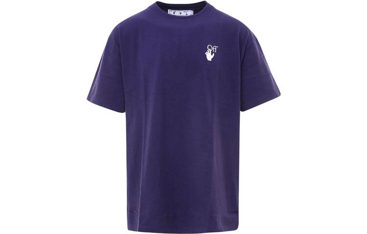 OFF-WHITE SS21 Multi-Color Arrow Print Relaxed T-Shirt Unisex Purple OMAA038R21JER0024632 圖 2