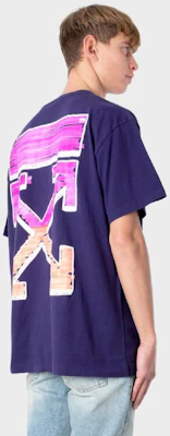 OFF-WHITE SS21 Kaos Unisex Ungu Motif Panah Multi-Warna Santai OMAA038R21JER0024632 Purchase OFF-WHITE SS21 Kaos Unisex Ungu Motif Panah Multi-Warna Santai OMAA038R21JER0024632