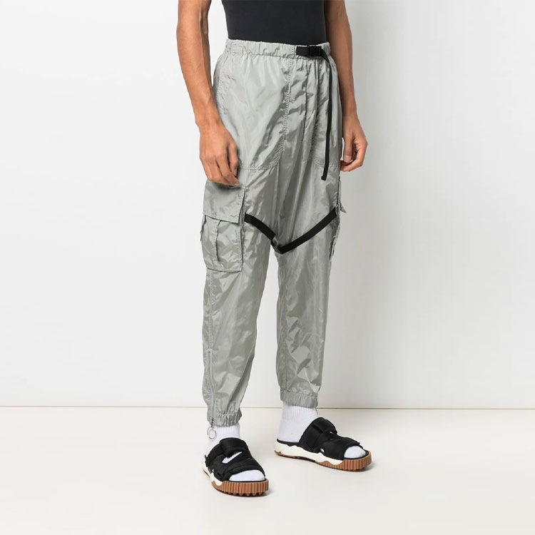 Details for 오프화이트 SS21 멀티포켓 그레이 카고 팬츠 OMCF004R21FAB0020606