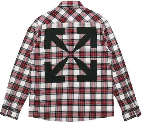 OFF-WHITE SS21 紅色格紋箭頭襯衫 OMGA133R21FAB0022500 Order OFF-WHITE SS21 紅色格紋箭頭襯衫 OMGA133R21FAB0022500