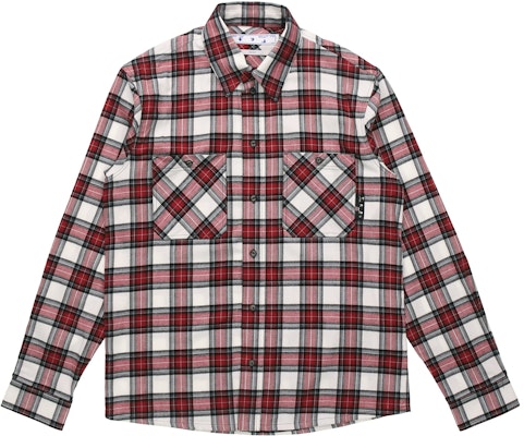 OFF-WHITE SS21 紅色格紋箭頭襯衫 OMGA133R21FAB0022500 Lookbook OFF-WHITE SS21 紅色格紋箭頭襯衫 OMGA133R21FAB0022500