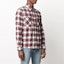 Details for OFF-WHITE SS21 紅色格紋箭頭襯衫 OMGA133R21FAB0022500