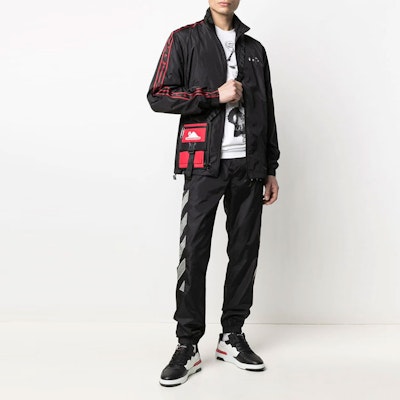 オフホワイト SS21 ソリッド ロゴ ジップ トラック ジャケット OMBD022R21FAB0021001 Lookbook オフホワイト SS21 ソリッド ロゴ ジップ トラック ジャケット OMBD022R21FAB0021001