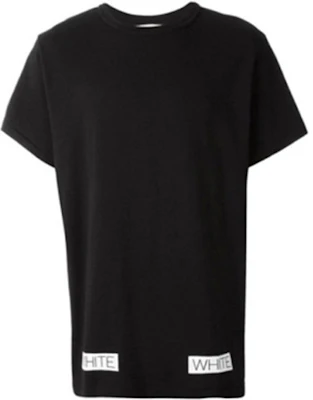 OFF-WHITE SS21 Baju Cotton Crewneck Grafik Berjalur Hitam. OMAA002G20JER0091034 Buy OFF-WHITE SS21 Baju Cotton Crewneck Grafik Berjalur Hitam. OMAA002G20JER0091034