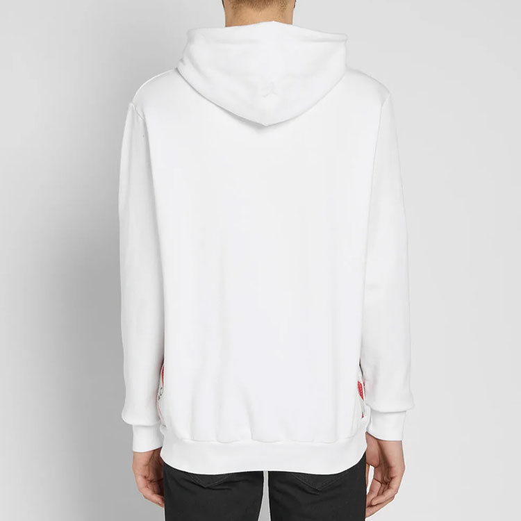 OFF-WHITE SS21 White Logo Print Hoodie for Men OMBB032S180030080100 圖 4