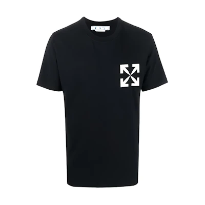 OFF-WHITE SS22 Arrow Logo Crewneck White T-Shirt OMAA027C99JER01210011001